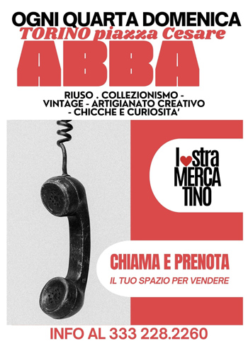 usato mercatino piazza abba Torino