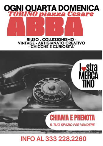 usato mercatino piazza abba Torino