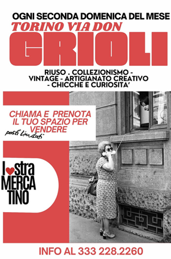 stramercatino via Don Grioli Torino